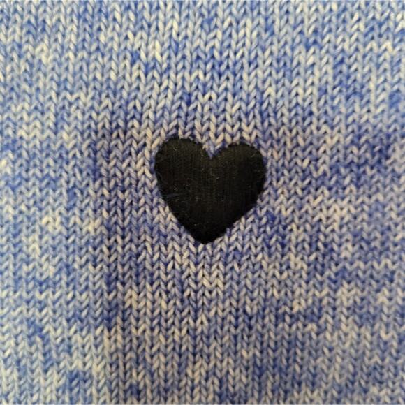 TALBOTS Embroidered Hearts Crew Neck Sweater X 0X - Picture 3 of 6